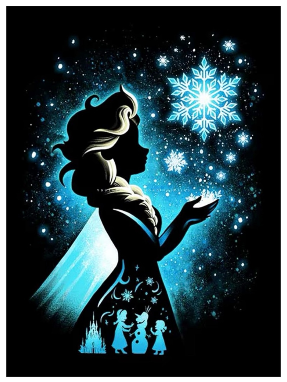 Elsa Frozen Diamond art kit